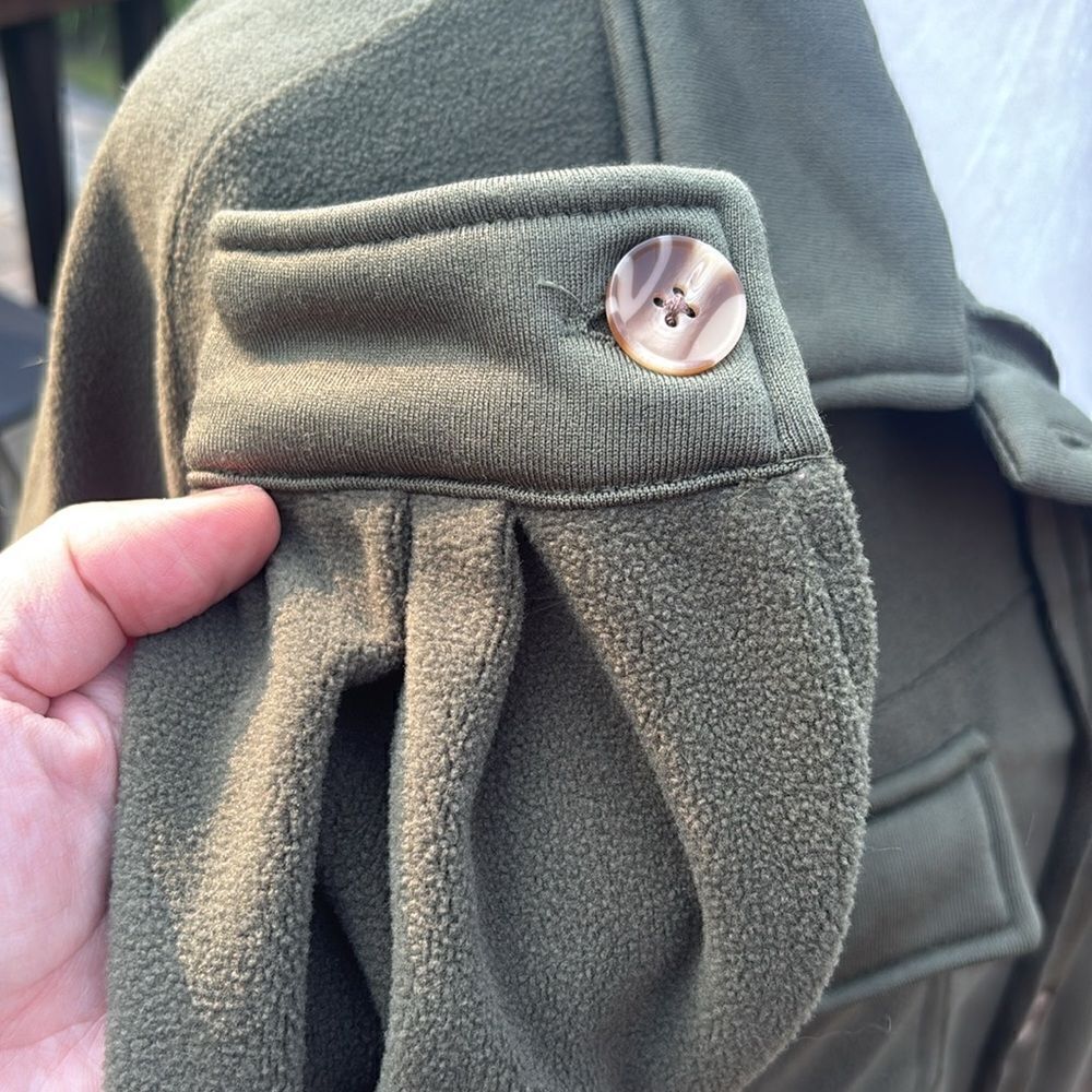 NWT Natural Reflections Fleece shacket - Picture 4 of 14